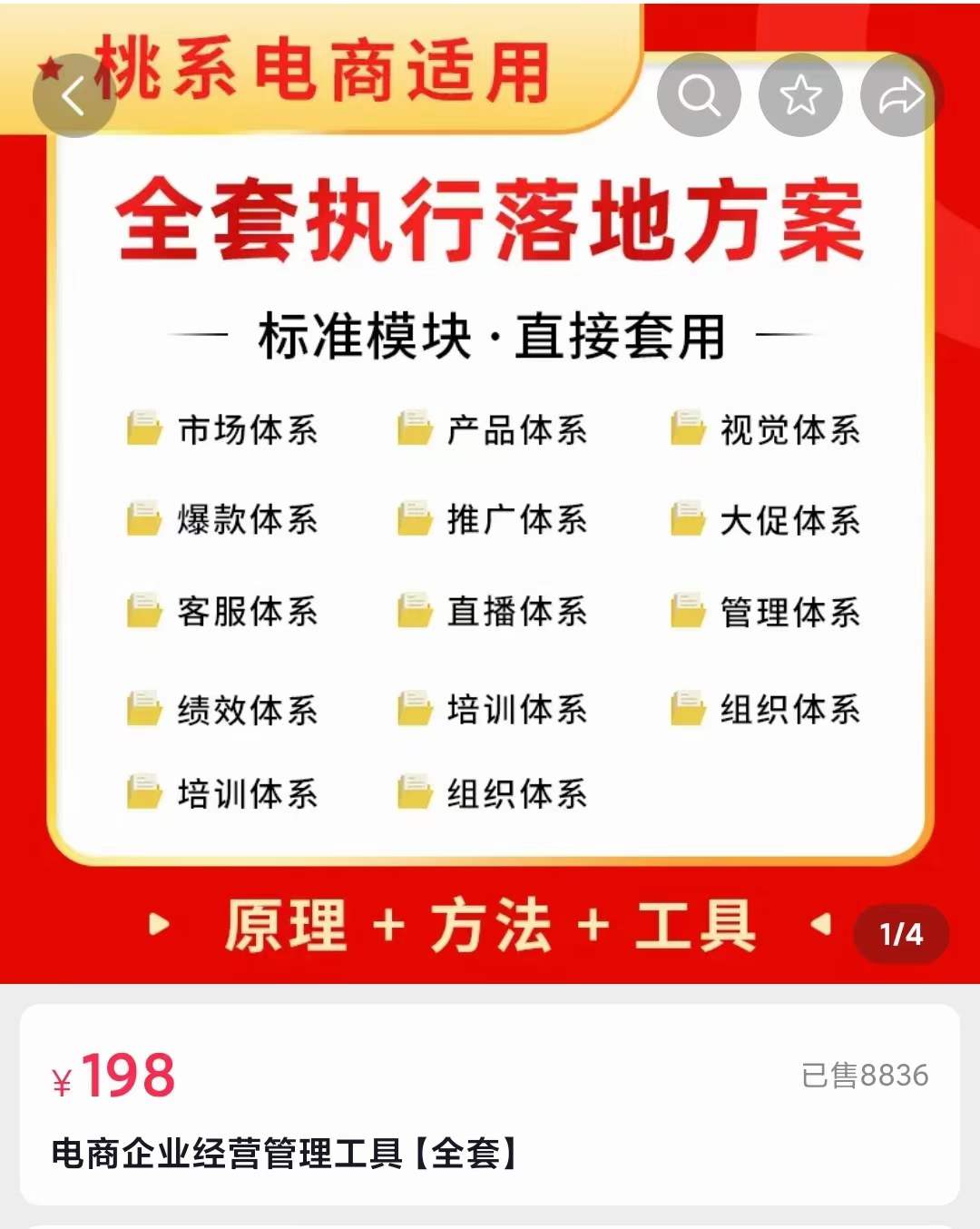 外面卖198·电商企业经营管理工具：全套执行落地方案 标准模块·直接套用创鑫阁-网创项目资源站-副业项目-创业项目-搞钱项目创鑫阁