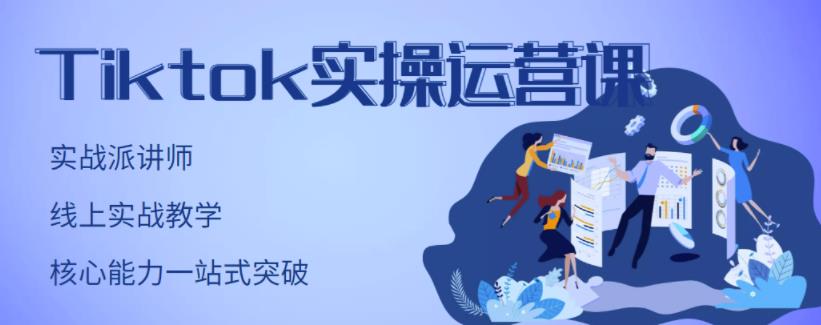 TikTok实操运营课，手把手账号实战，适合零基础Tiktok新人创鑫阁-网创项目资源站-副业项目-创业项目-搞钱项目创鑫阁