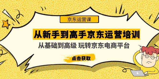从新手到高手京东运营培训：从基础到高级 玩转京东电商平台(无水印)创鑫阁-网创项目资源站-副业项目-创业项目-搞钱项目创鑫阁
