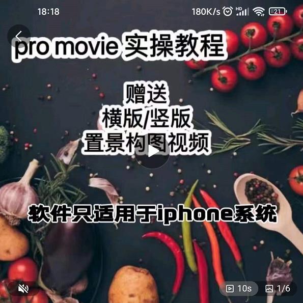 漆十二美食摄影，25​节promovie实操高手课节创鑫阁-网创项目资源站-副业项目-创业项目-搞钱项目创鑫阁