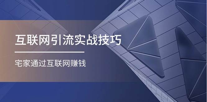 互联网引流实操技巧(适合微商，吸引宝妈)，宅家通过互联网赚钱（17节）创鑫阁-网创项目资源站-副业项目-创业项目-搞钱项目创鑫阁