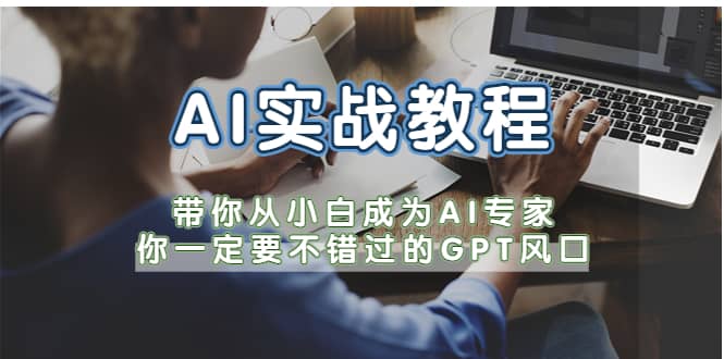 AI实战教程，带你从小白成为AI专家，你一定要不错过的G-P-T风口创鑫阁-网创项目资源站-副业项目-创业项目-搞钱项目创鑫阁