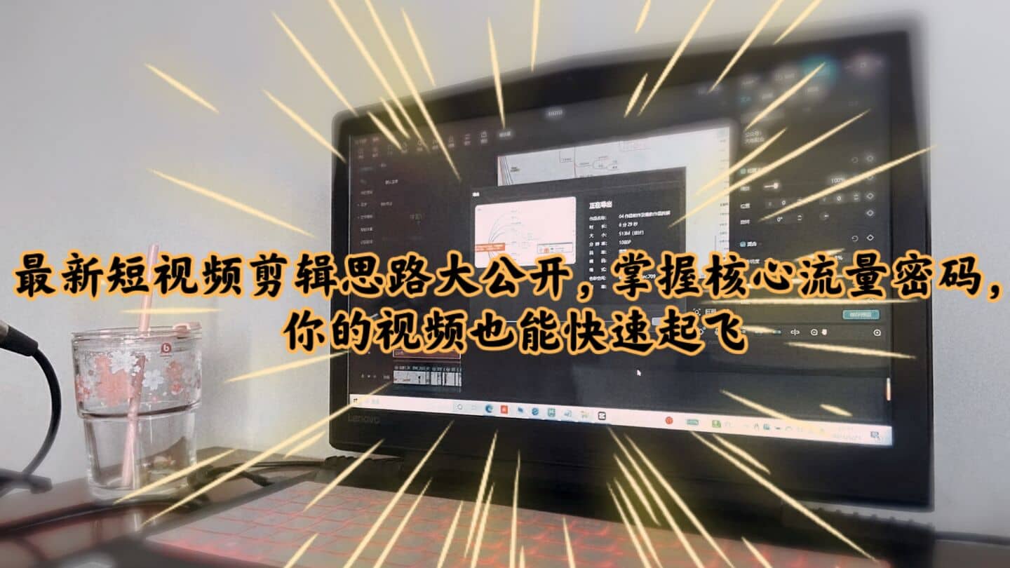 最新短视频剪辑思路大公开，掌握核心流量密码，你的视频也能快速起飞创鑫阁-网创项目资源站-副业项目-创业项目-搞钱项目创鑫阁