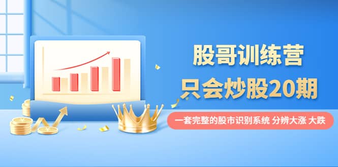 股哥训练营·只会炒股20期：一套完整的股市识别系统，分辨大涨、大跌创鑫阁-网创项目资源站-副业项目-创业项目-搞钱项目创鑫阁