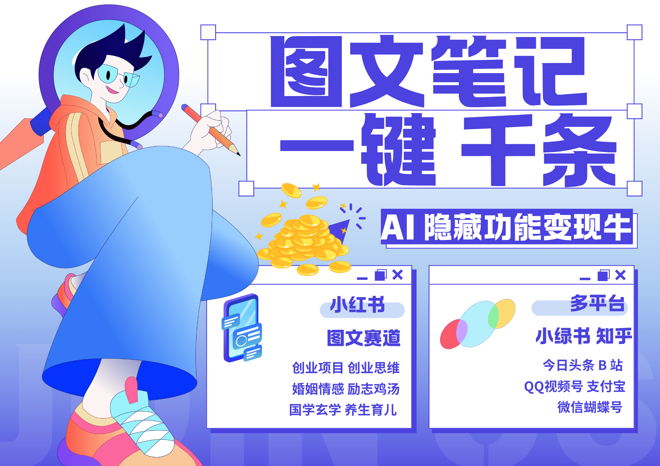 小红书小绿书 秒生图文一键千条 轻松变现3W+创鑫阁-网创项目资源站-副业项目-创业项目-搞钱项目创鑫阁