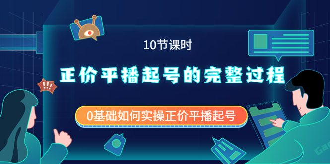 正价平播起号的完整过程：0基础如何实操正价平播起号（10节课时）创鑫阁-网创项目资源站-副业项目-创业项目-搞钱项目创鑫阁