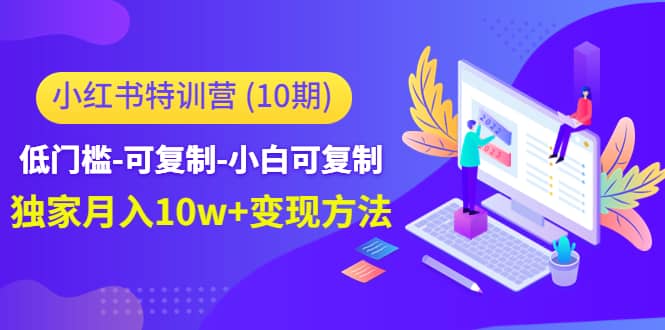 小红书特训营（第10期）低门槛-可复制-小白可复制创鑫阁-网创项目资源站-副业项目-创业项目-搞钱项目创鑫阁