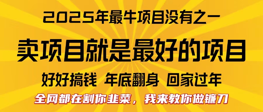 全网都在割你韭菜，我来教你做镰刀。卖项目就是最好的项目，2025年最牛互联网项目创鑫阁-网创项目资源站-副业项目-创业项目-搞钱项目创鑫阁