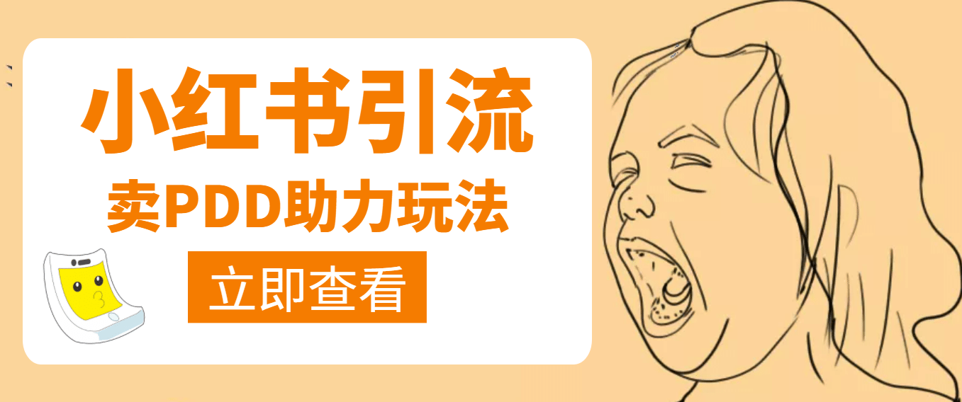 利用小红书卖拼多多助力创鑫阁-网创项目资源站-副业项目-创业项目-搞钱项目创鑫阁