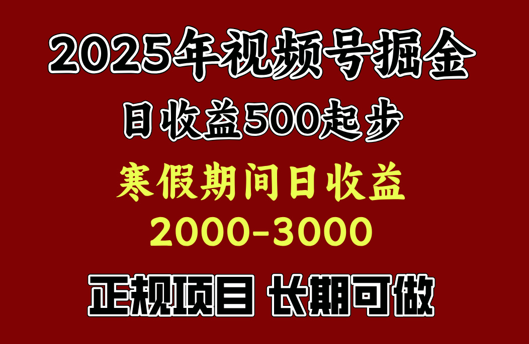 寒假期间一天收益2000+，小白一天就能上手创鑫阁-网创项目资源站-副业项目-创业项目-搞钱项目创鑫阁