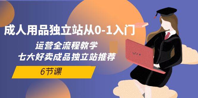 成人用品独立站从0-1入门，运营全流程教学，七大好卖成品独立站推荐-6节课创鑫阁-网创项目资源站-副业项目-创业项目-搞钱项目创鑫阁