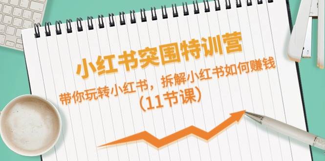 小红书突围特训营，带你玩转小红书，拆解小红书如何赚钱（11节课）创鑫阁-网创项目资源站-副业项目-创业项目-搞钱项目创鑫阁