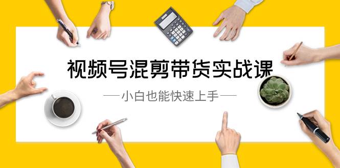视频号-混剪带货实战课，小白也能快速上手（10节课）创鑫阁-网创项目资源站-副业项目-创业项目-搞钱项目创鑫阁