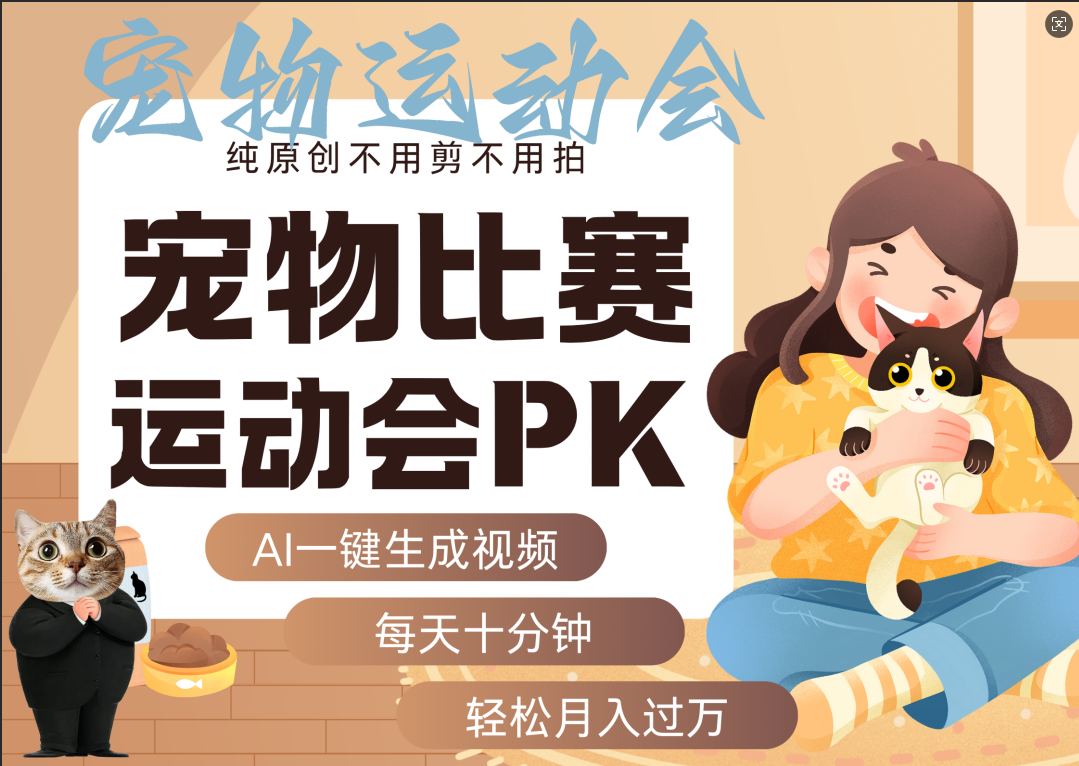 AI萌宠运动员跳水 射击  篮球  足球比赛   每天十分钟 附详细提示词文案库  代替做素材 卖提示词 卖虚拟资料  卖宠物产品 做宠物私人定制产品  带徒弟 带陪跑 卖课  创作者分成 月入5W+创鑫阁-网创项目资源站-副业项目-创业项目-搞钱项目创鑫阁